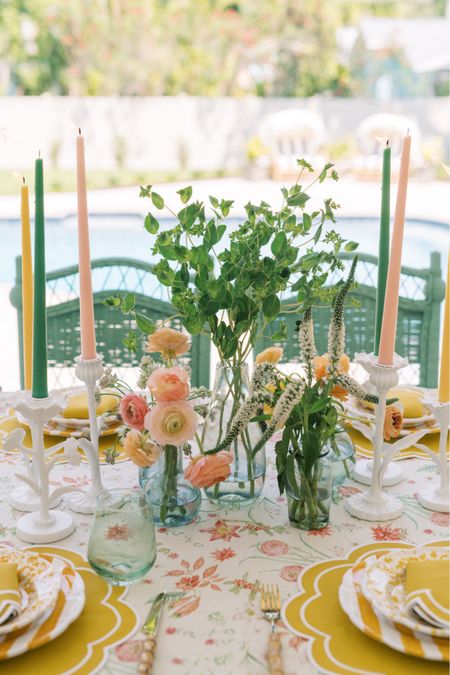 Floral table scape for summer 💛

#LTKstyletip #LTKunder100 #LTKhome