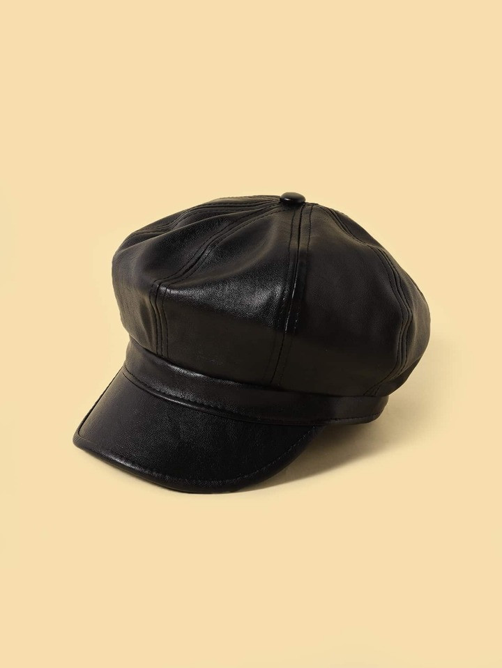 Girls Solid Baker Boy Cap | SHEIN