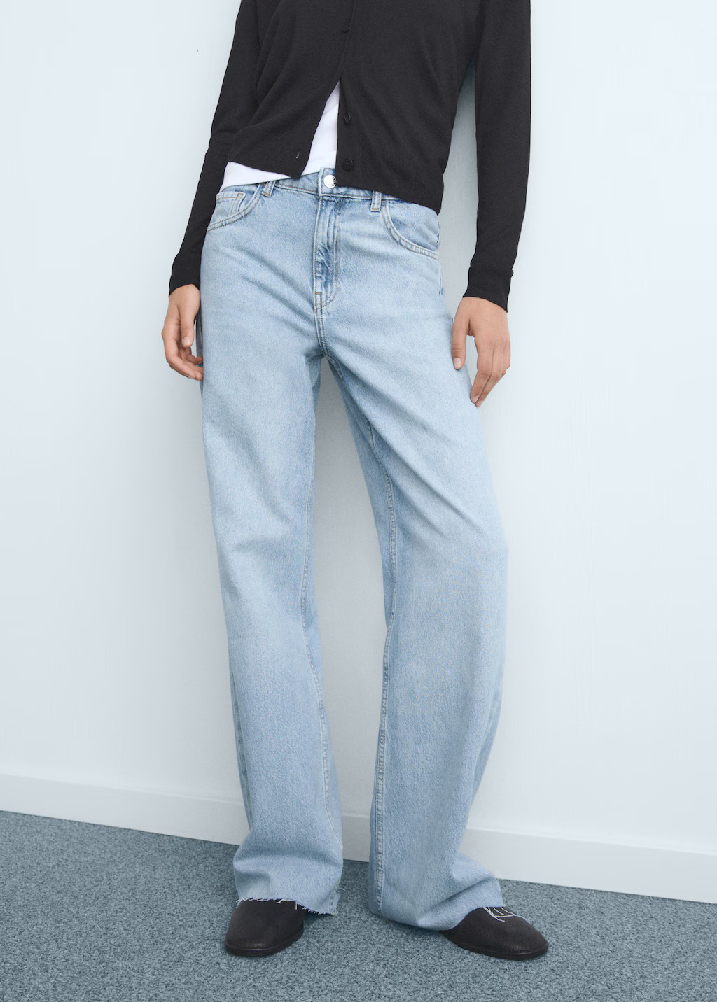 Danila wide leg high-rise jeans | Mango (US/MX/AU)