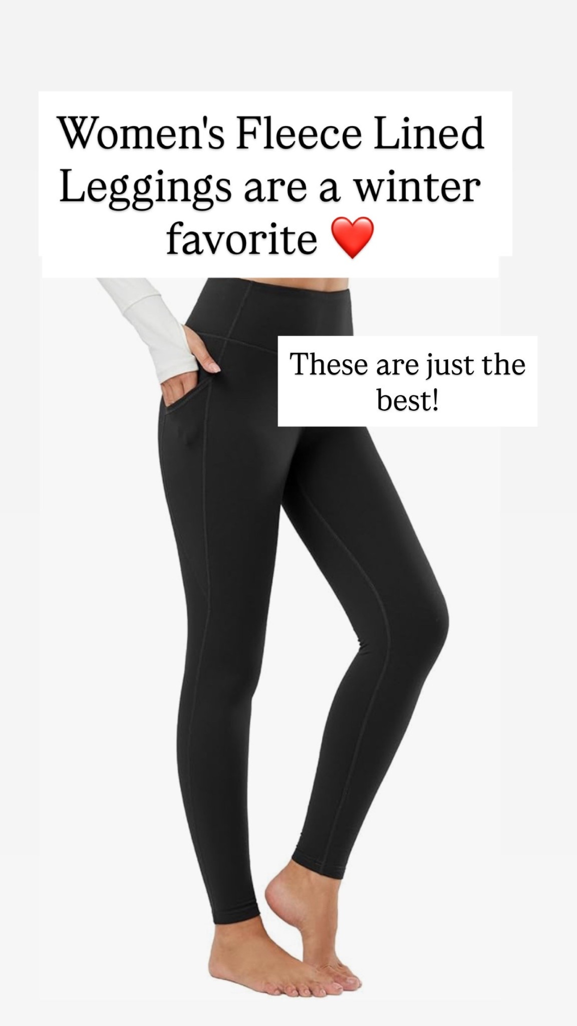 Women's Fleece Lined Leggings Thermal Warm Winter

#LTKdayinmylife #LTKFindsUnder50