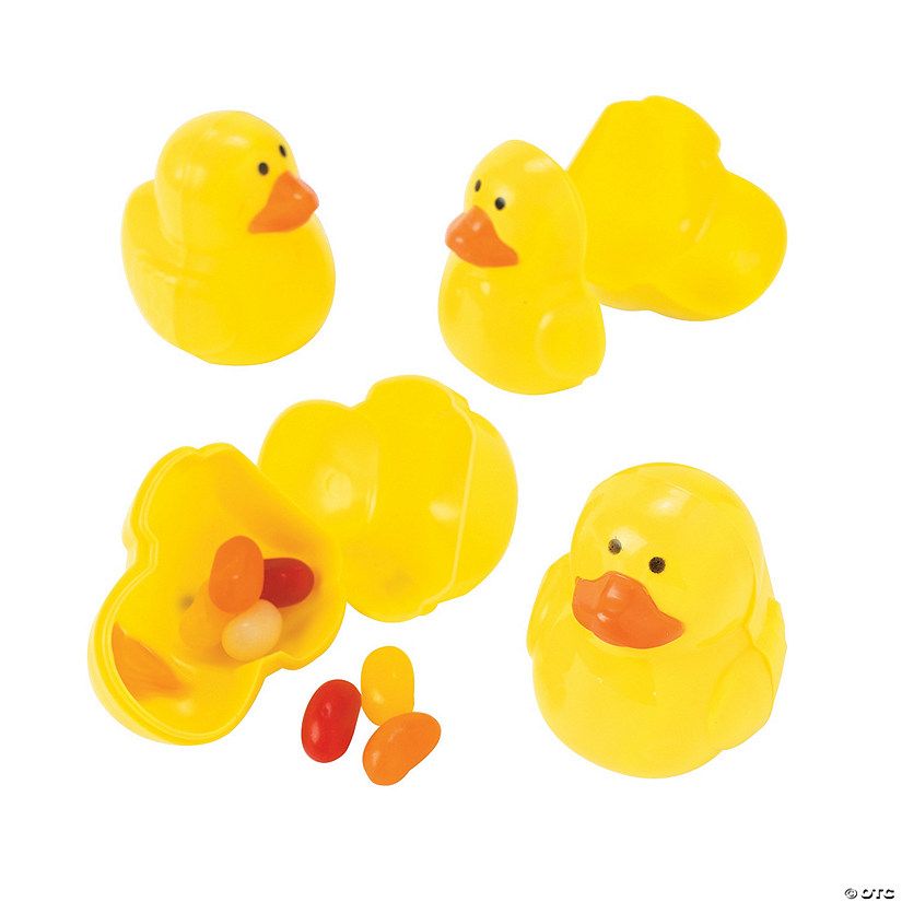 3" Duck Plastic Easter Eggs - 12 Pc. | Oriental Trading Company