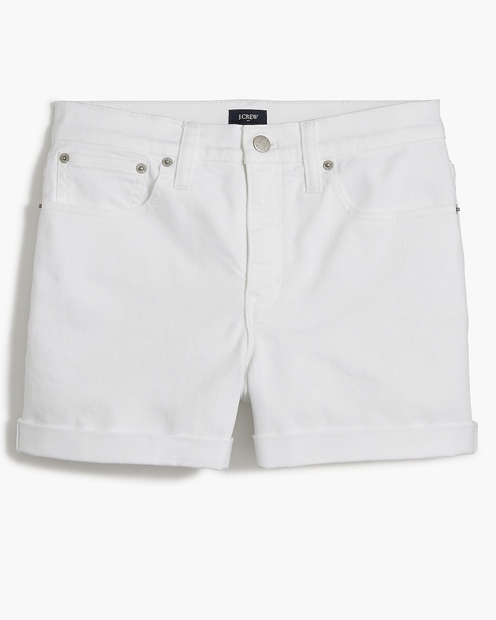 Classic white denim short | J.Crew Factory