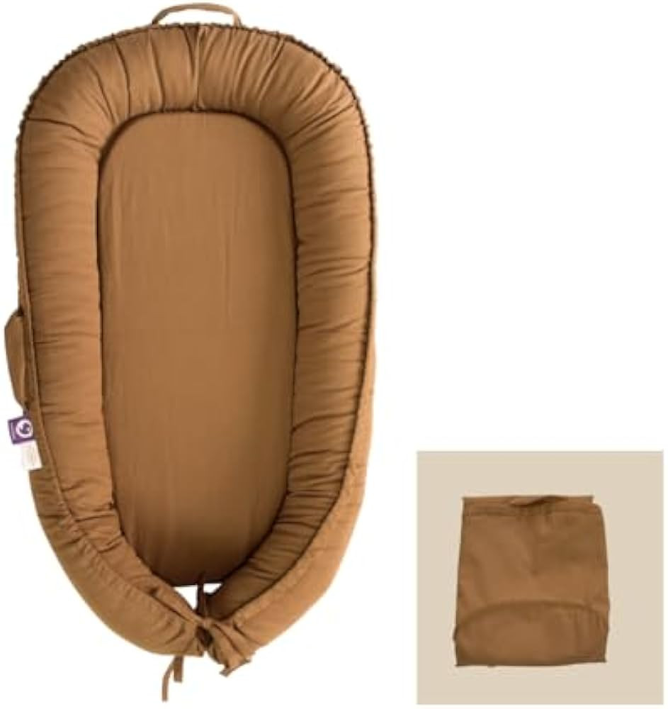 Infant Lounger Cover, 100% Organic Cotton, Newborn Essentials, Baby Gifts | Cover Only (GoldenBro... | Amazon (US)