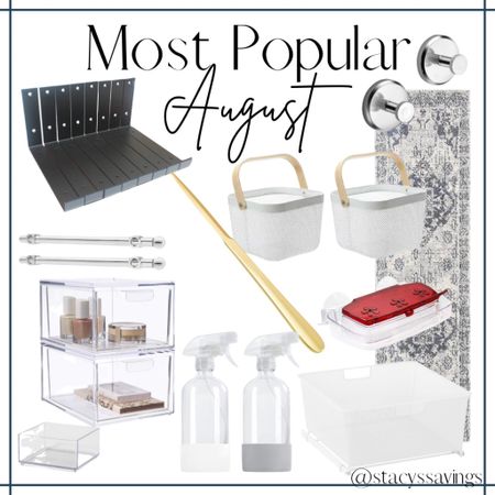 Your favorite finds for August! Home decor, organization products, cleaning supplies.



#LTKhome