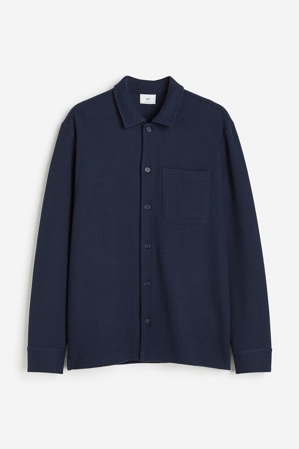 Regular Fit Waffled Shirt | H&M (US + CA)
