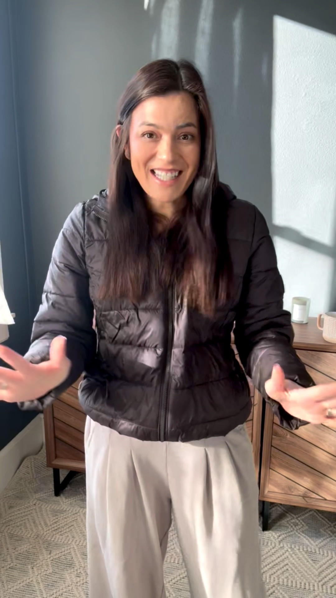 Athleta sale going on now! I love this puffer as a lighter jacket option. I’m wearing a medium in the color truffle. 

#LTKSaleAlert #LTKSeasonal