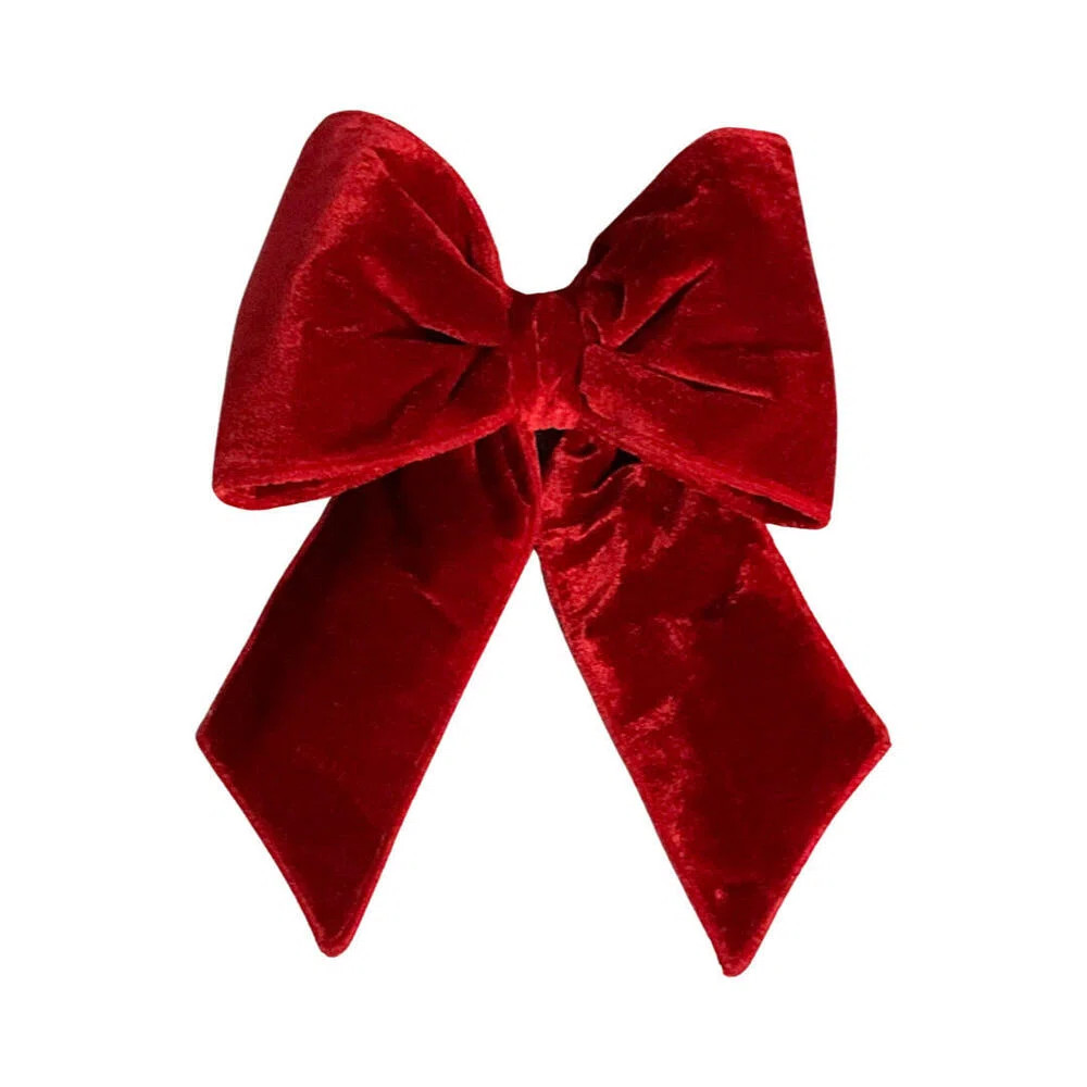 The Holiday Aisle® Plush Velvet Christmas Bow | Wayfair North America