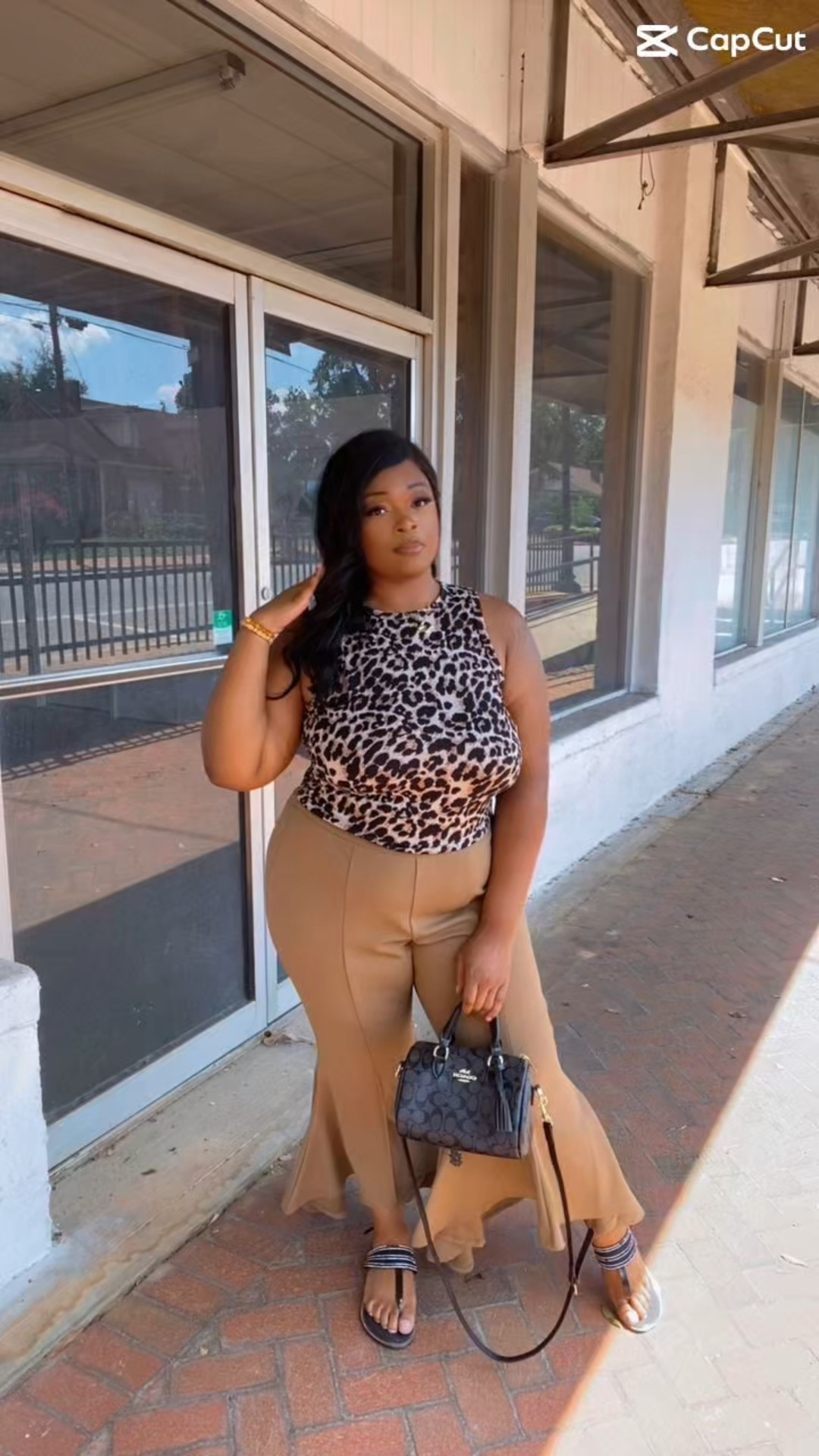 Cute Simple Fashion , 
Flared Pants 
Cheetah Top
Coach Bags 


#LTKStyleTip #LTKFindsUnder100 #LTKPlusSize
