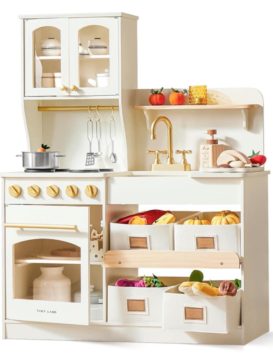 This play kitchen is so cute and on sale today! Would make such a fun Christmas gift. Our okay kitchen is a favorite 

#LTKHoliday #LTKSaleAlert #LTKGiftGuide