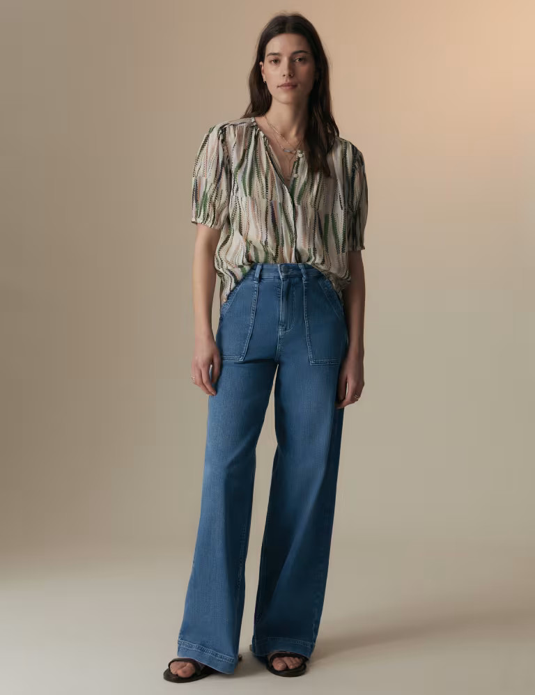 High Waisted Wide Leg Jeans | Marks & Spencer (UK)