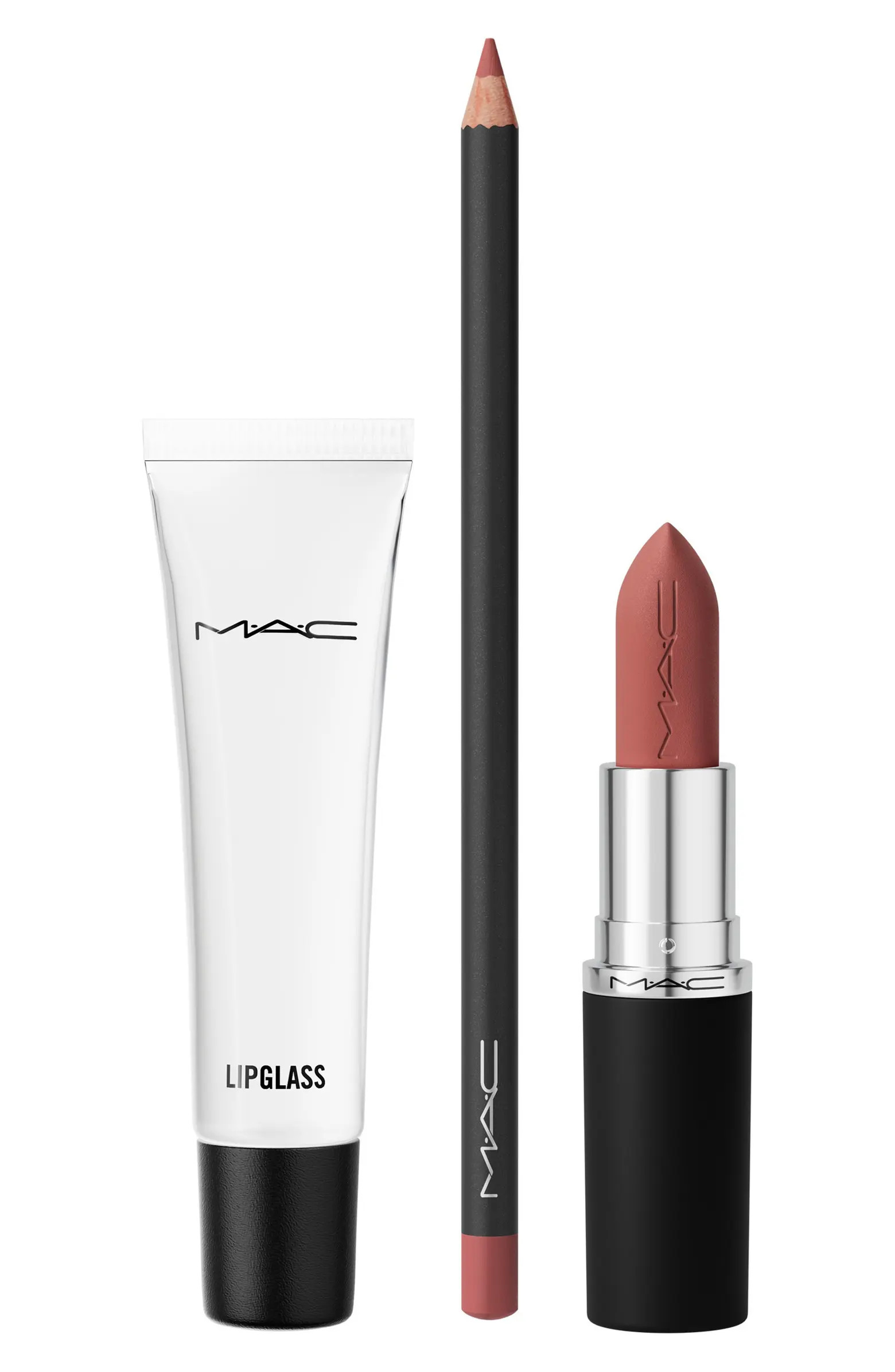 Claim To Fame Lipstick, Lip Liner + Lip Gloss Trio Gift Set $74 Value | Nordstrom