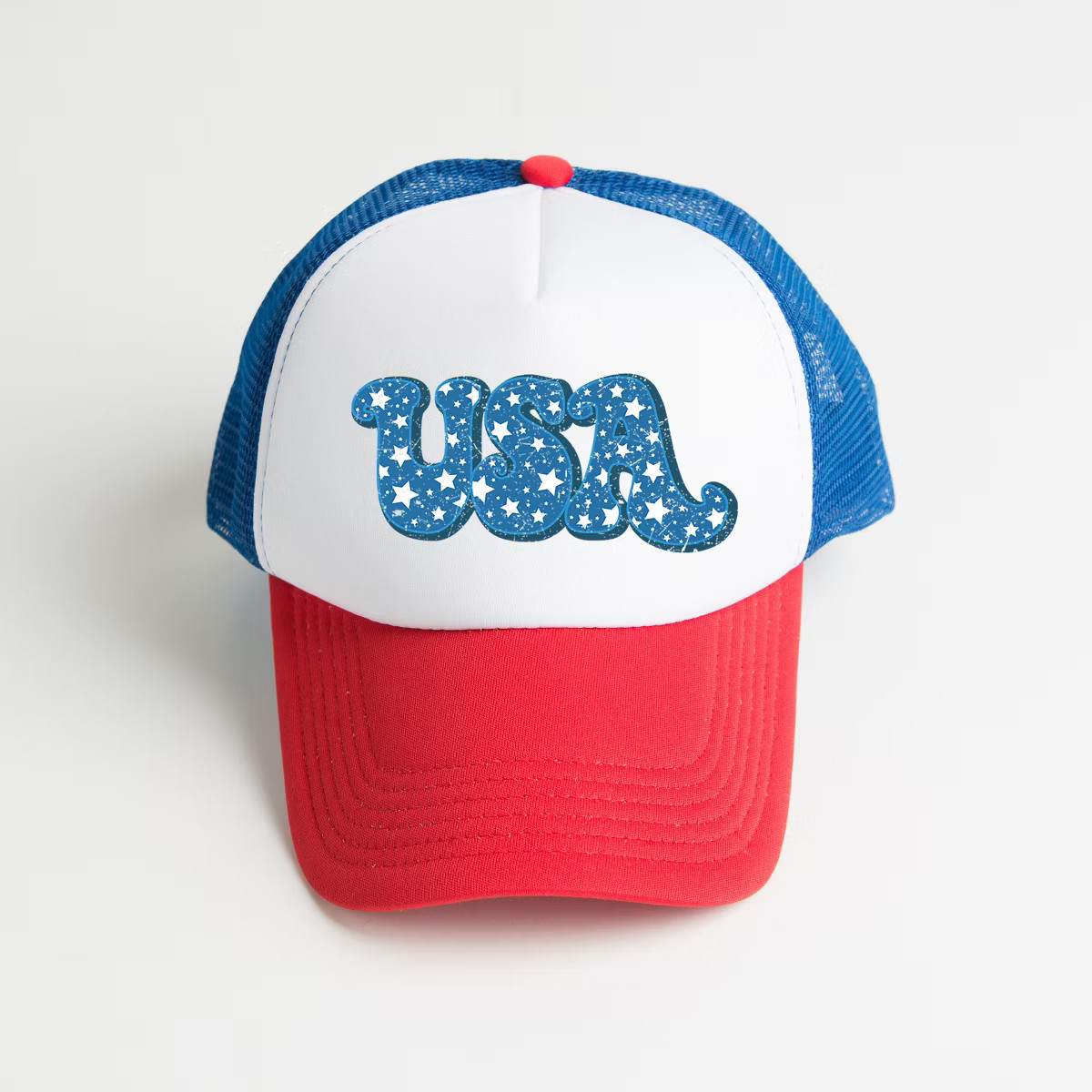 Simply Sage Market USA Bold Stars Foam Trucker Hat | Target
