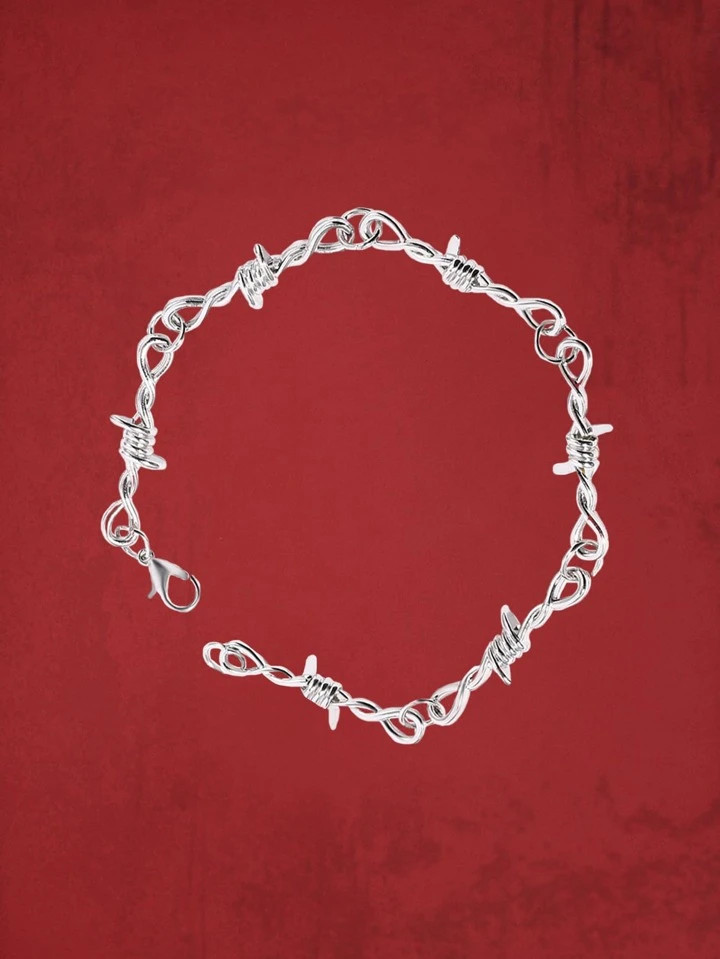 Grunge Punk Thorn Decor Bracelet | SHEIN