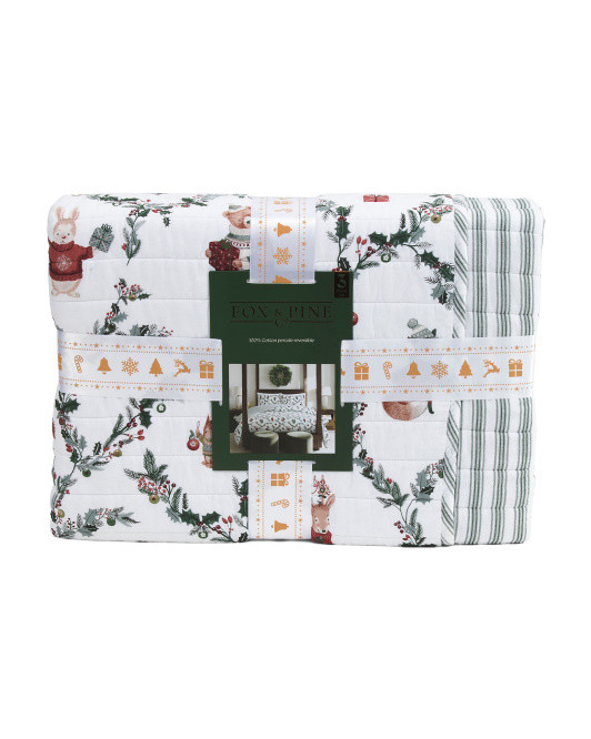 3pc Secret Santa Party Quilt Set | TJ Maxx
