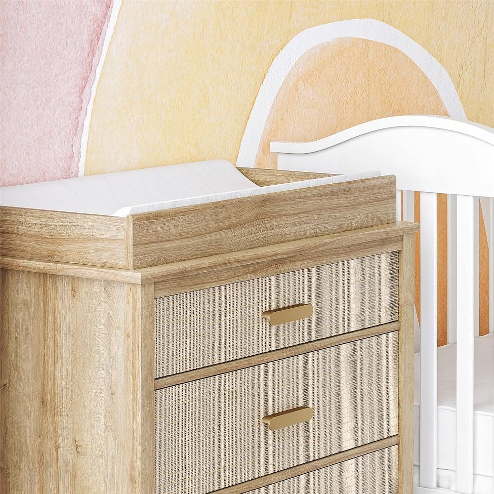 Little Seeds Shiloh Changing Table Topper, Natural | Amazon (US)