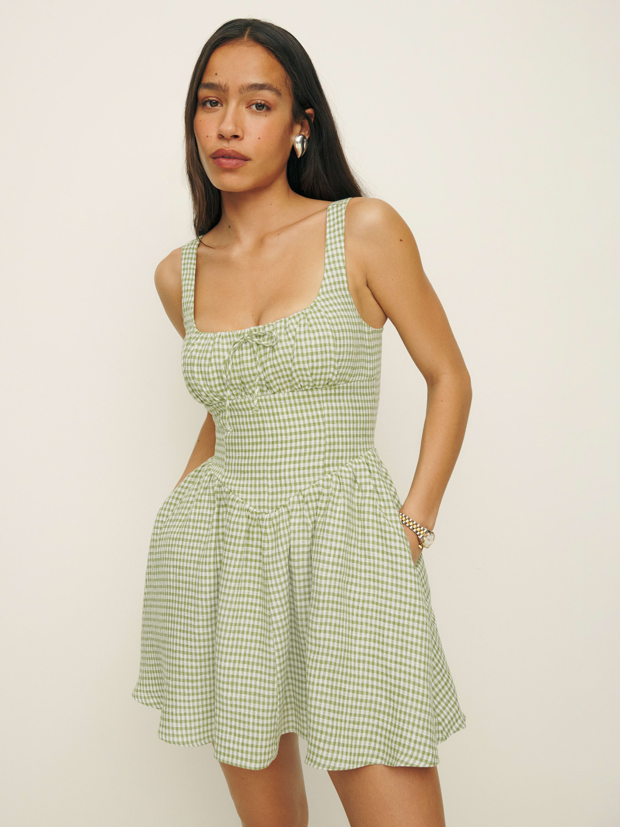 Daria Linen Dress | Reformation (Global)
