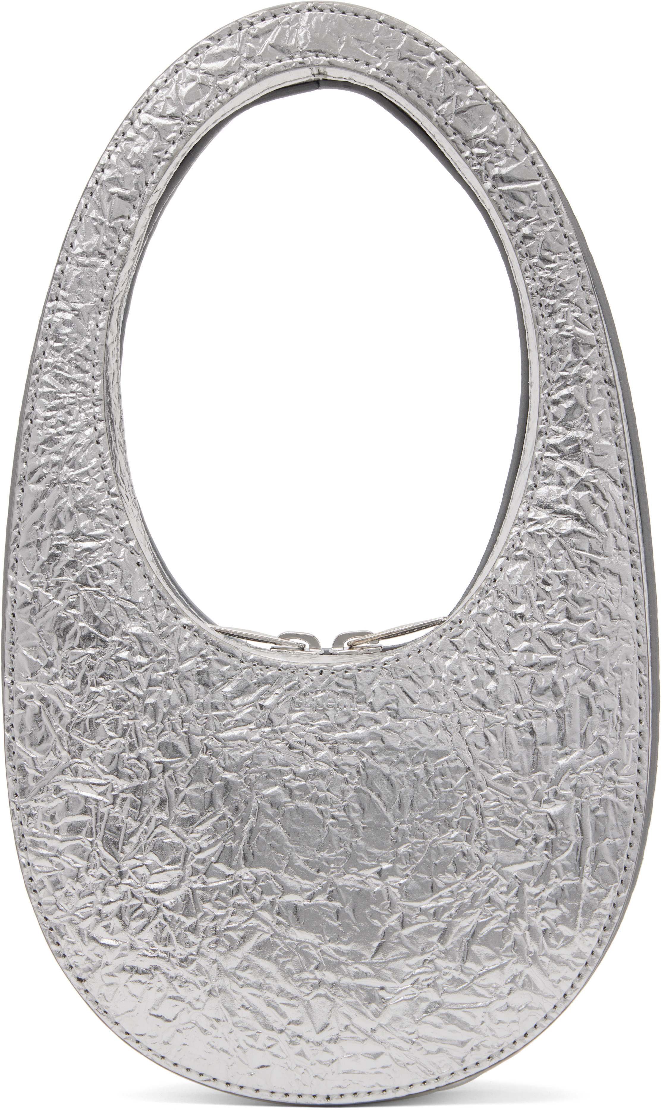 Coperni Silver Foil Mini Swipe Bag | SSENSE