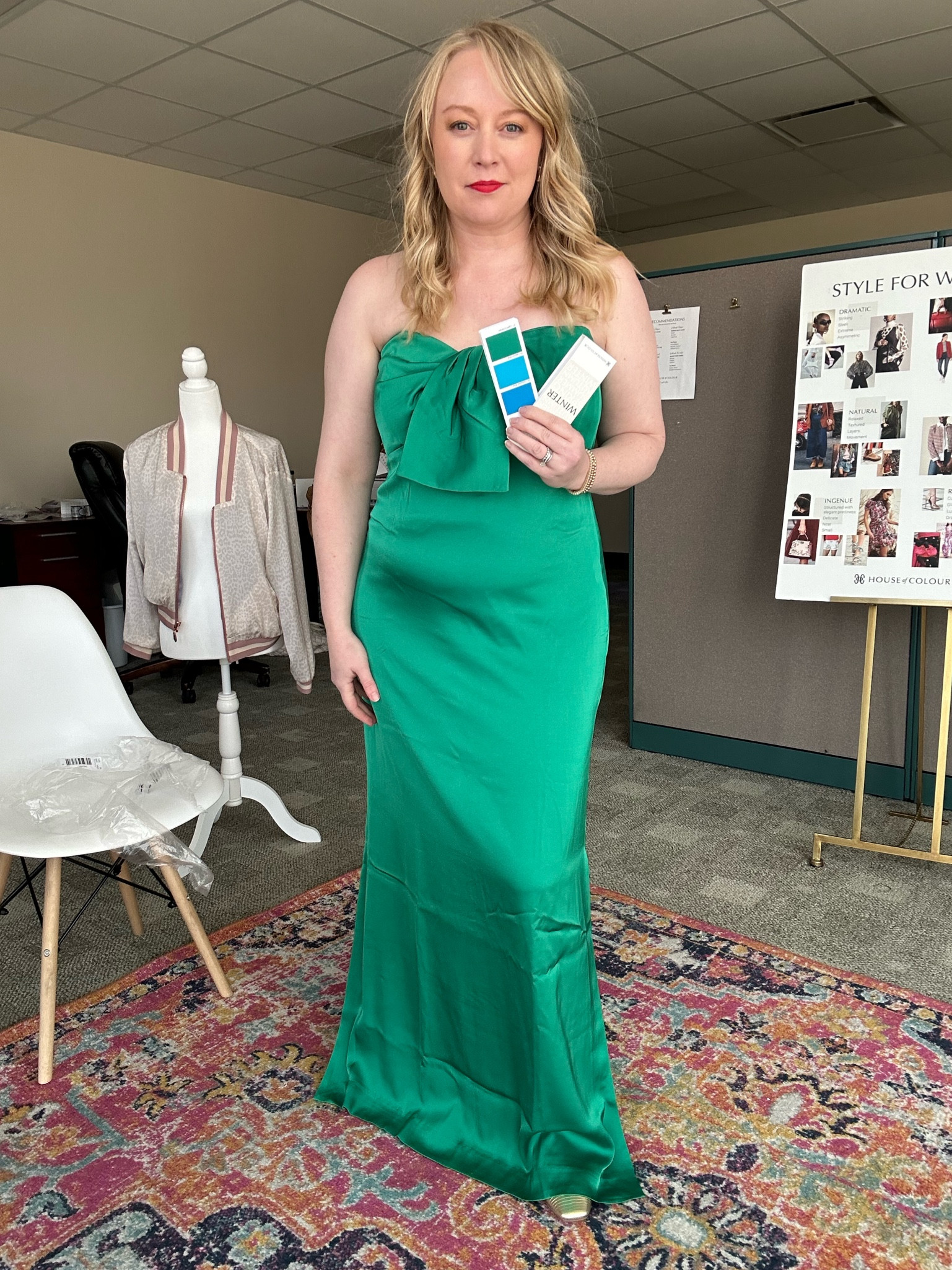 A gorgeous special event dress for our #hocwinter friends. A perfect match to Light Emerald. Would be beautiful for any holiday party or wedding  

#LTKMidsize #LTKWedding