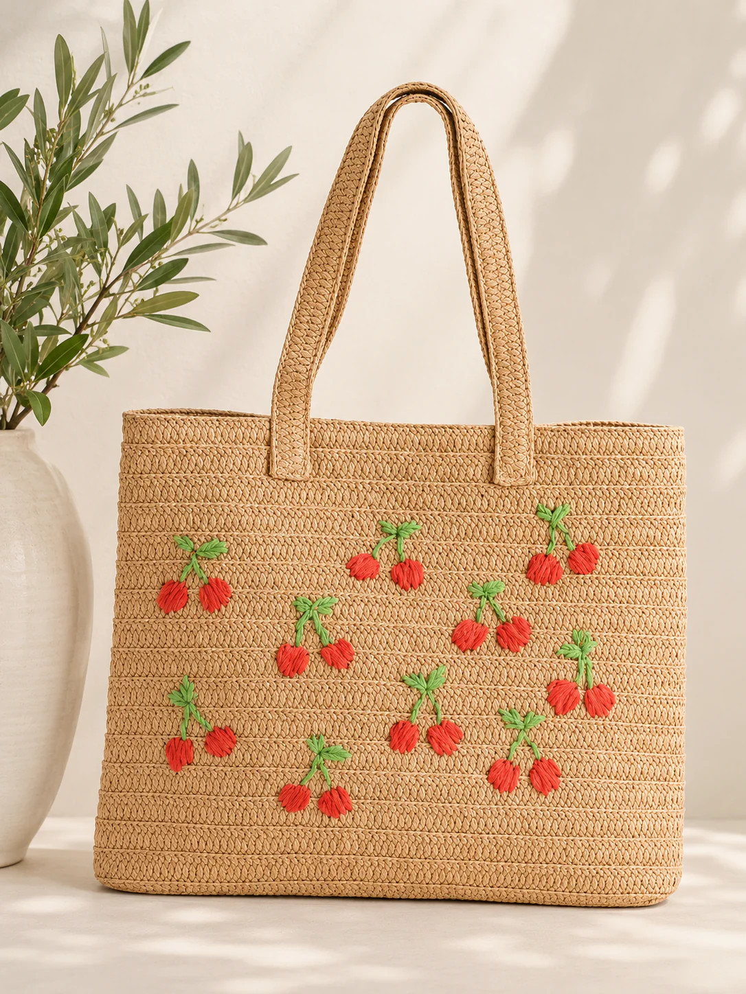 Natural Cherry Beach Tote | South Moon Under