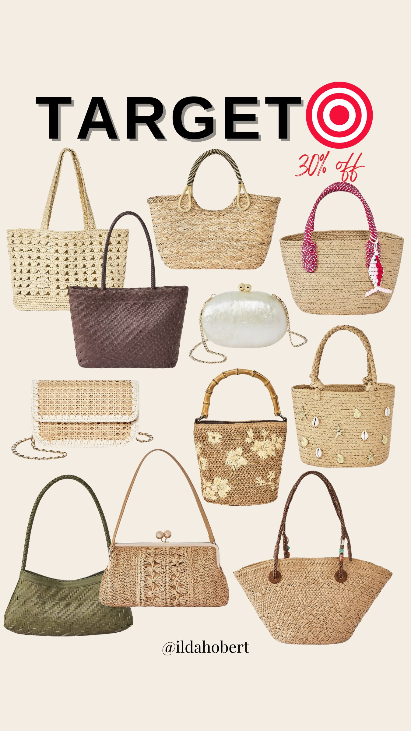 Loving these purses from Target + they are all 30% off!!! Perfect for summer!

spring, summer, travel, vacation, handbag, purse, beach bag, pool bag

#LTKootd #LTKSeasonal #LTKTravel