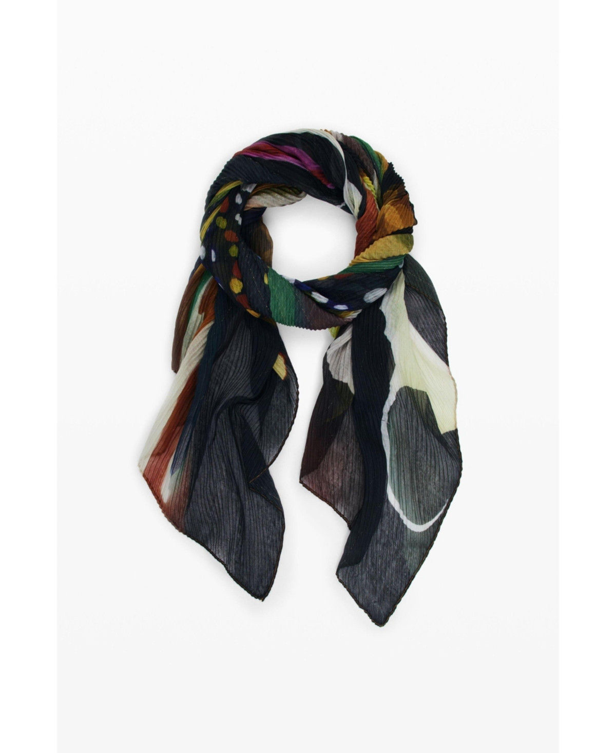 Desigual Women's Foulard Designed By Mr. Christian Lacroix - Black | Macy's