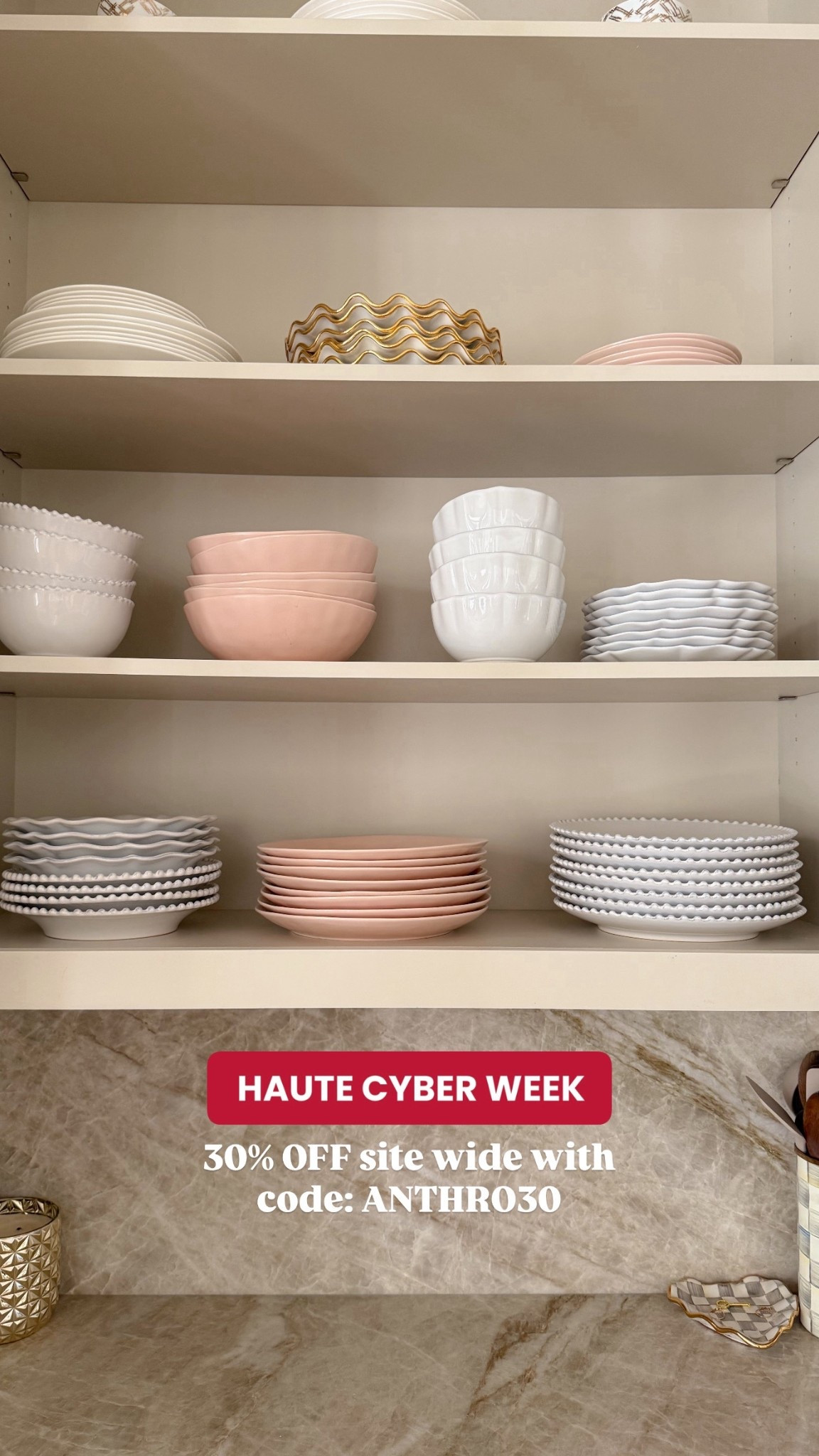 30% off site wide on Anthropologie 
use code: ANTHRO30

#home #kitchen #blackfriday #cyberweek #anthropologie #serveware

#LTKSaleAlert #LTKHome #LTKCyberWeek