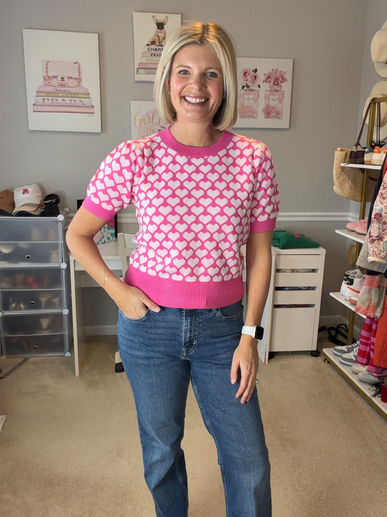 Amazing short sleeve sweater TTS (M)

#LTKOver40 #LTKWorkwear #LTKMidsize