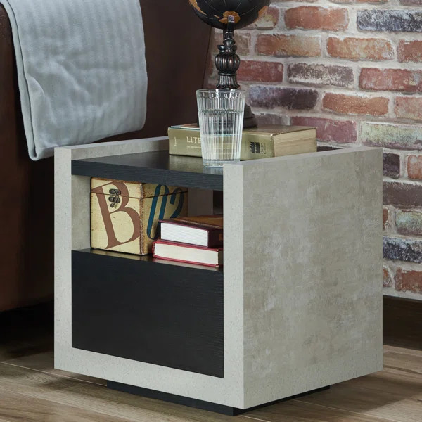 Hewson End Table with Storage | Wayfair North America