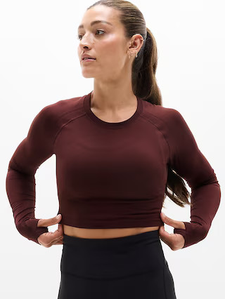 Momentum Flex Crop Top | Athleta