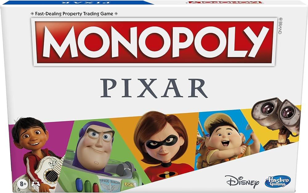 Monopoly: Pixar Edition Board Game for Kids 8 and Up, Buy Locations from Disney and Pixar's Toy S... | Amazon (US)