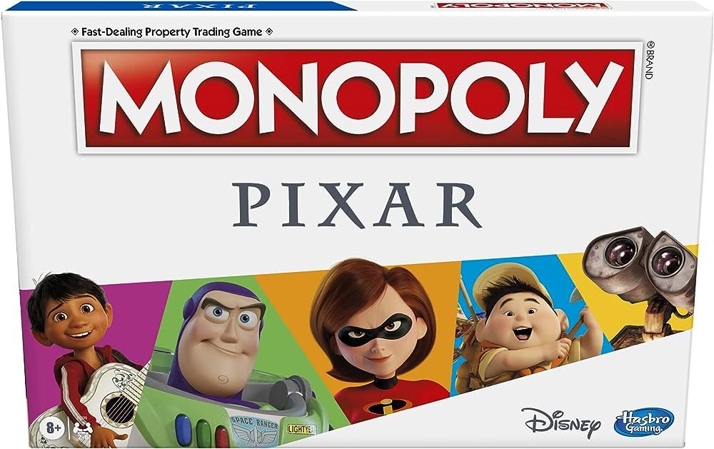 Monopoly Pixar Edition Board Game - Amazon Exclusive               
Material: Plastic 

Number Of... | Amazon (US)