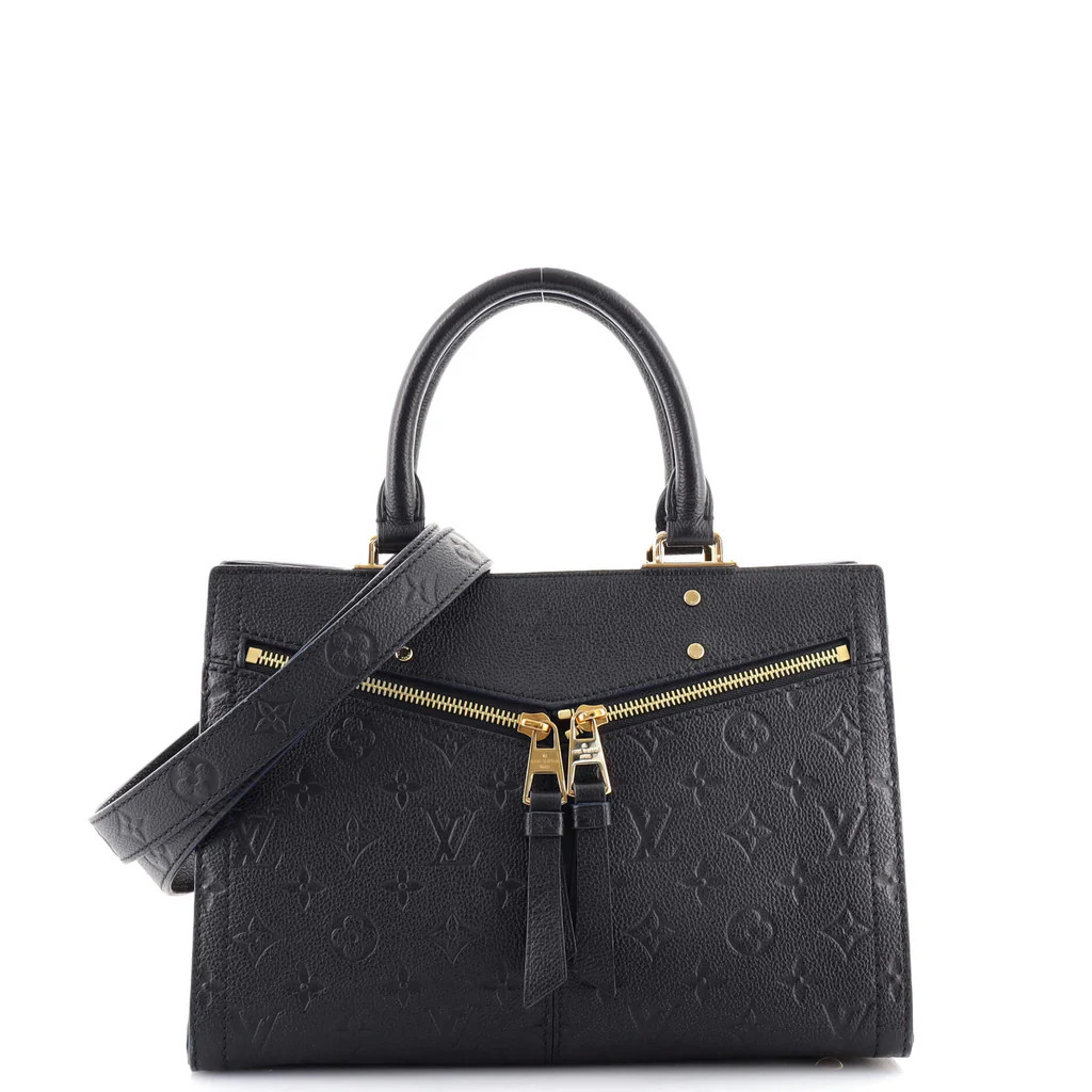 Louis Vuitton Sully Tote Monogram Empreinte Leather PM Black 15655510 | Rebag