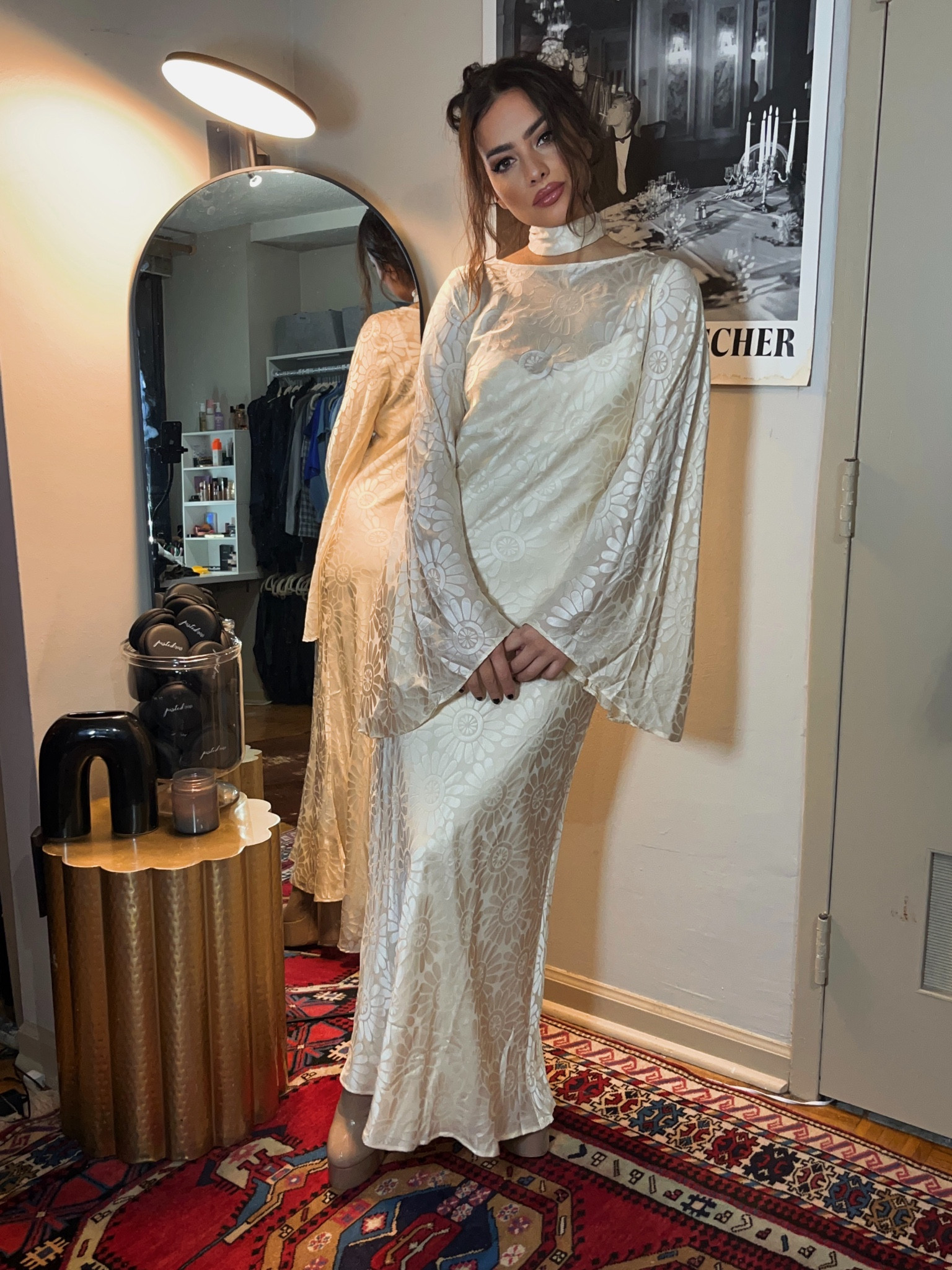 Flowy cream dress 