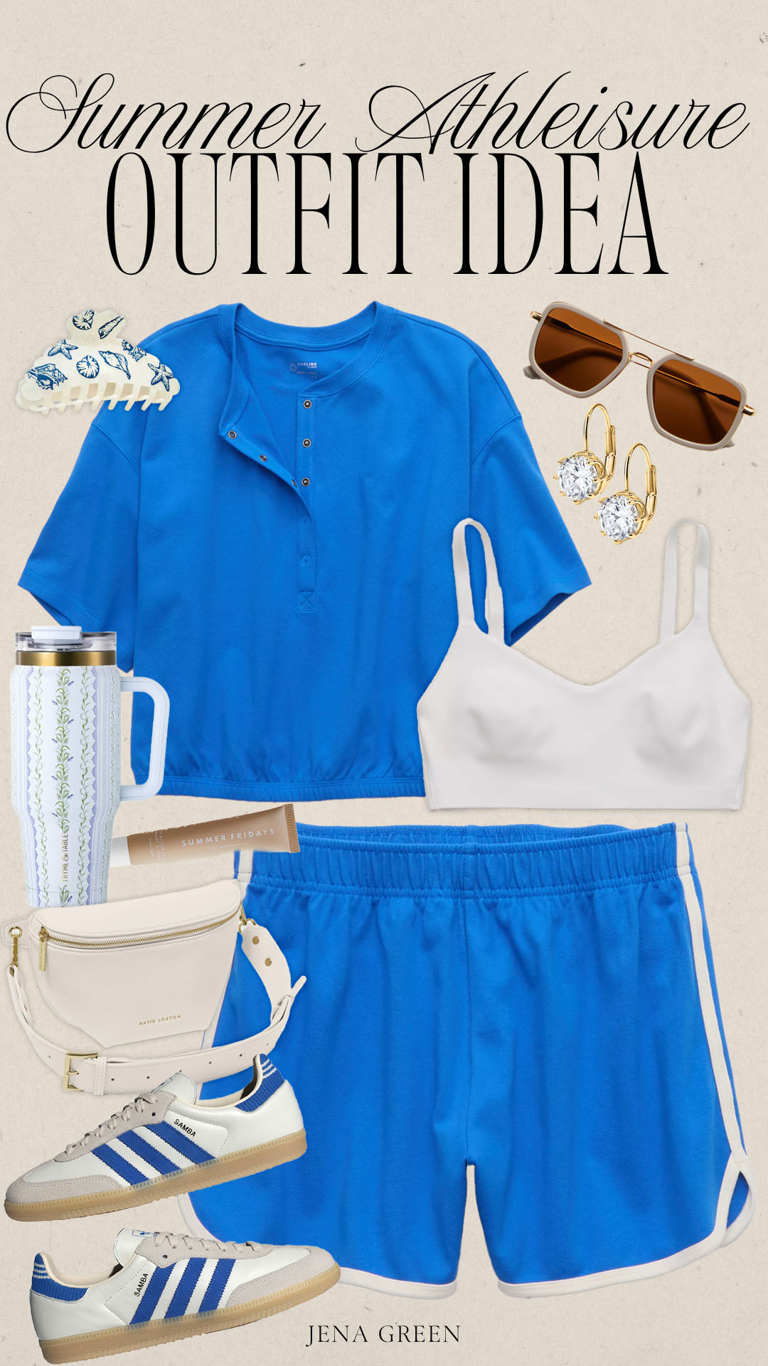 Summer Athelisrue Outfit Idea | Summer Fashion | Summer Casual Outfit | Summer Set 

 #LTKootd #LTKSeasonal