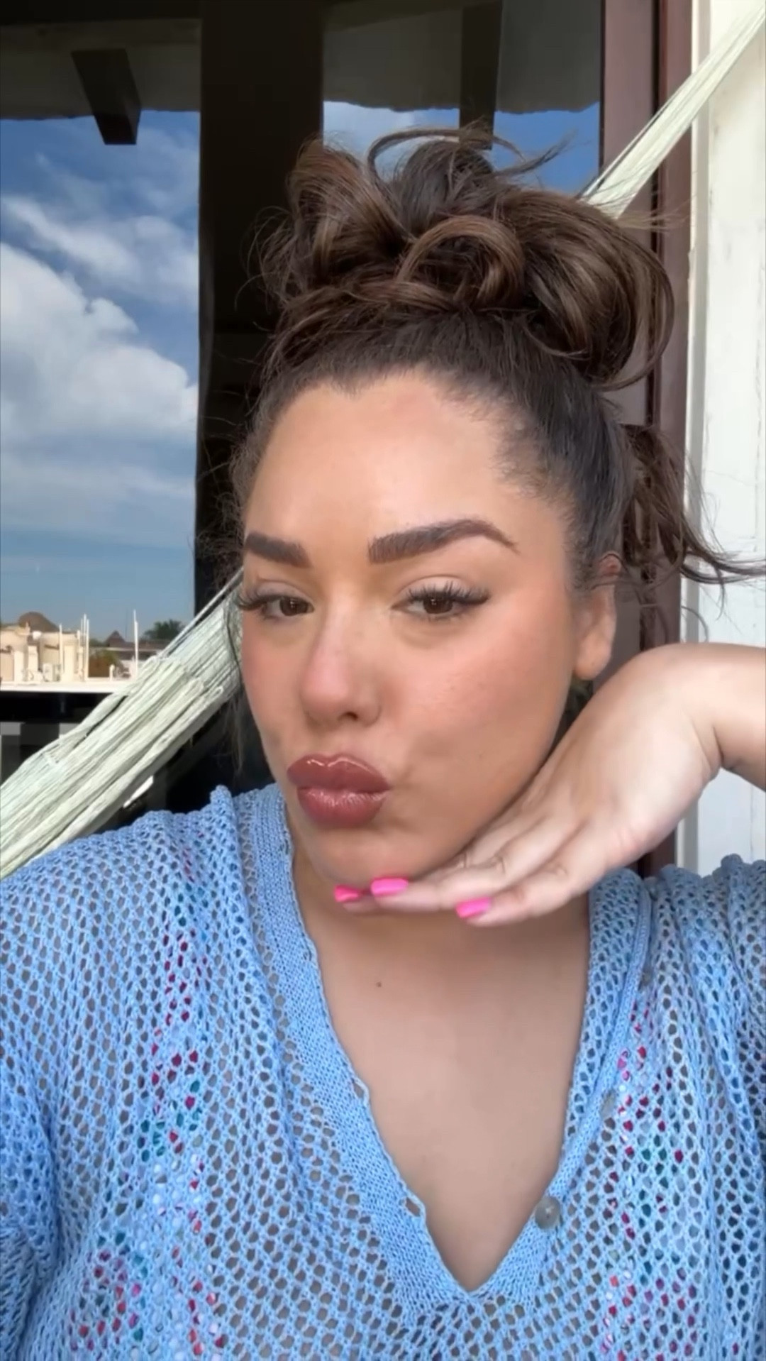 Quick 10 minute makeup routine that last all day on the beach while on vacation in Mexico! This Colorescience Tinted SPF is SO GOOD! Wearing shade medium 

#LTKtravel #LTKbeauty