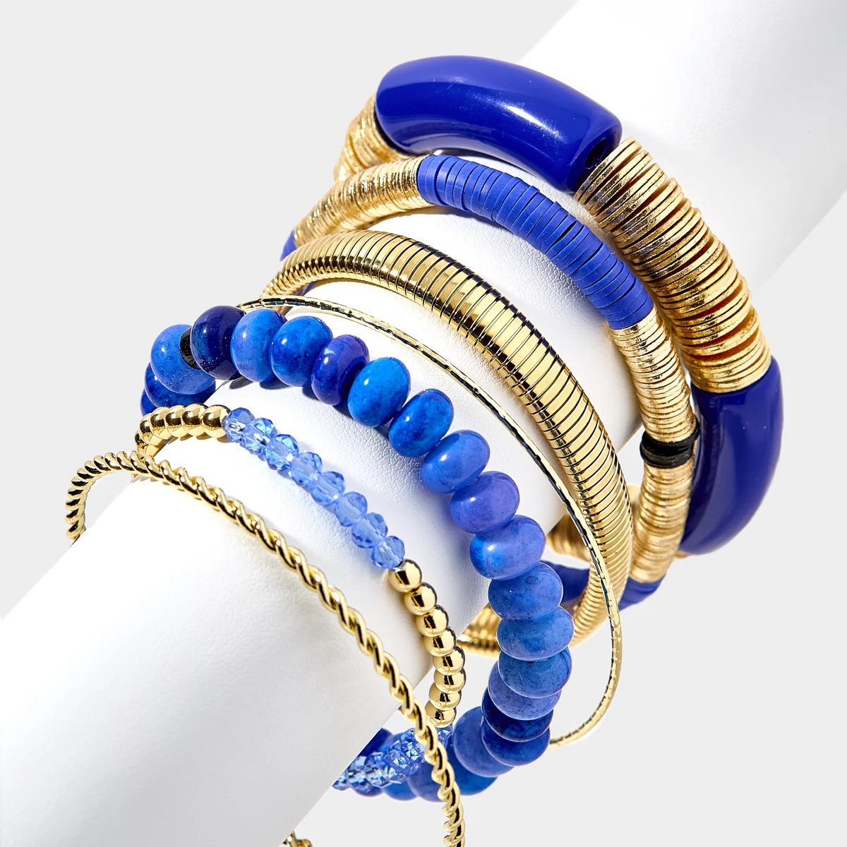 Blue Gameday Bracelet Stack | Allie + Bess