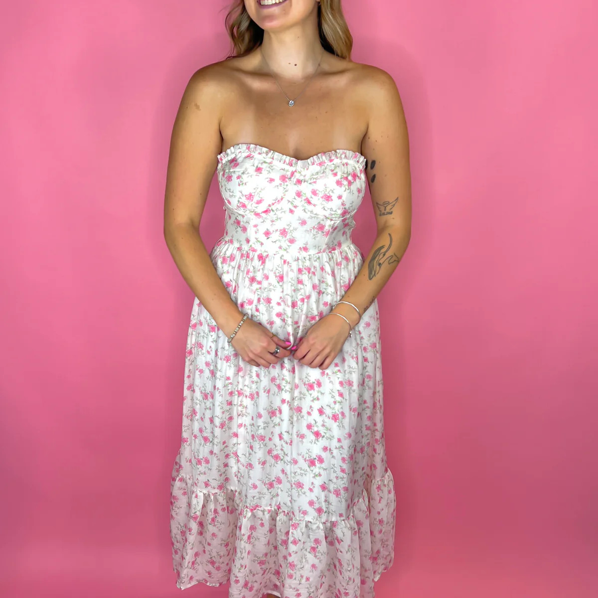 Destiny Dainty Floral Dress | Poppy Jane