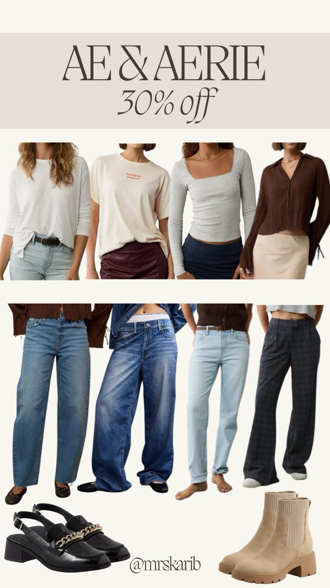 30% off American Eagle & Aerie!! 

sale, discount, denim, jeans, pants, casual top, long sleeve, cute comfy, casual, chic

#LTKSaleAlert #LTKStyleTip