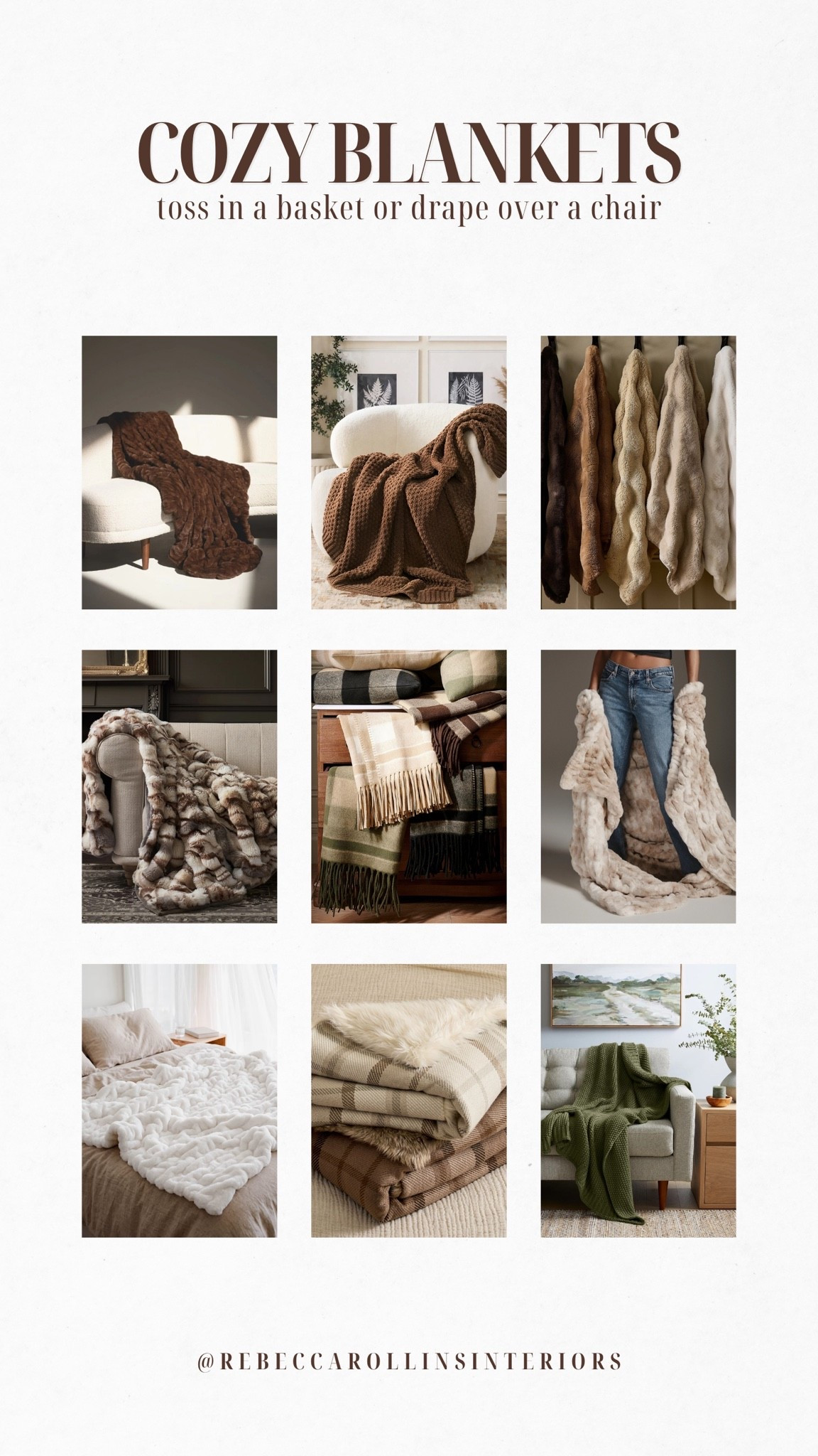 I’ve rounded up the coziest blankets for you to snuggle up with in the coming months!

#blankets #falldecor #bedding

#LTKSeasonal #LTKHome #LTKSaleAlert