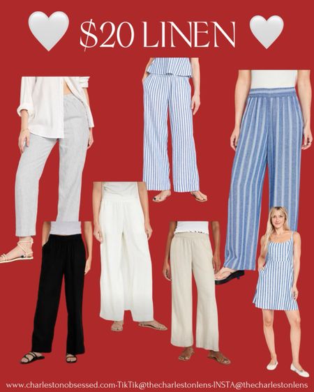 Calling all Nancy Meyer’s fans! LINEN blend pants for $20! Other linen on sale too! 

#LTKStyleTip #LTKFindsUnder50 #LTKSaleAlert