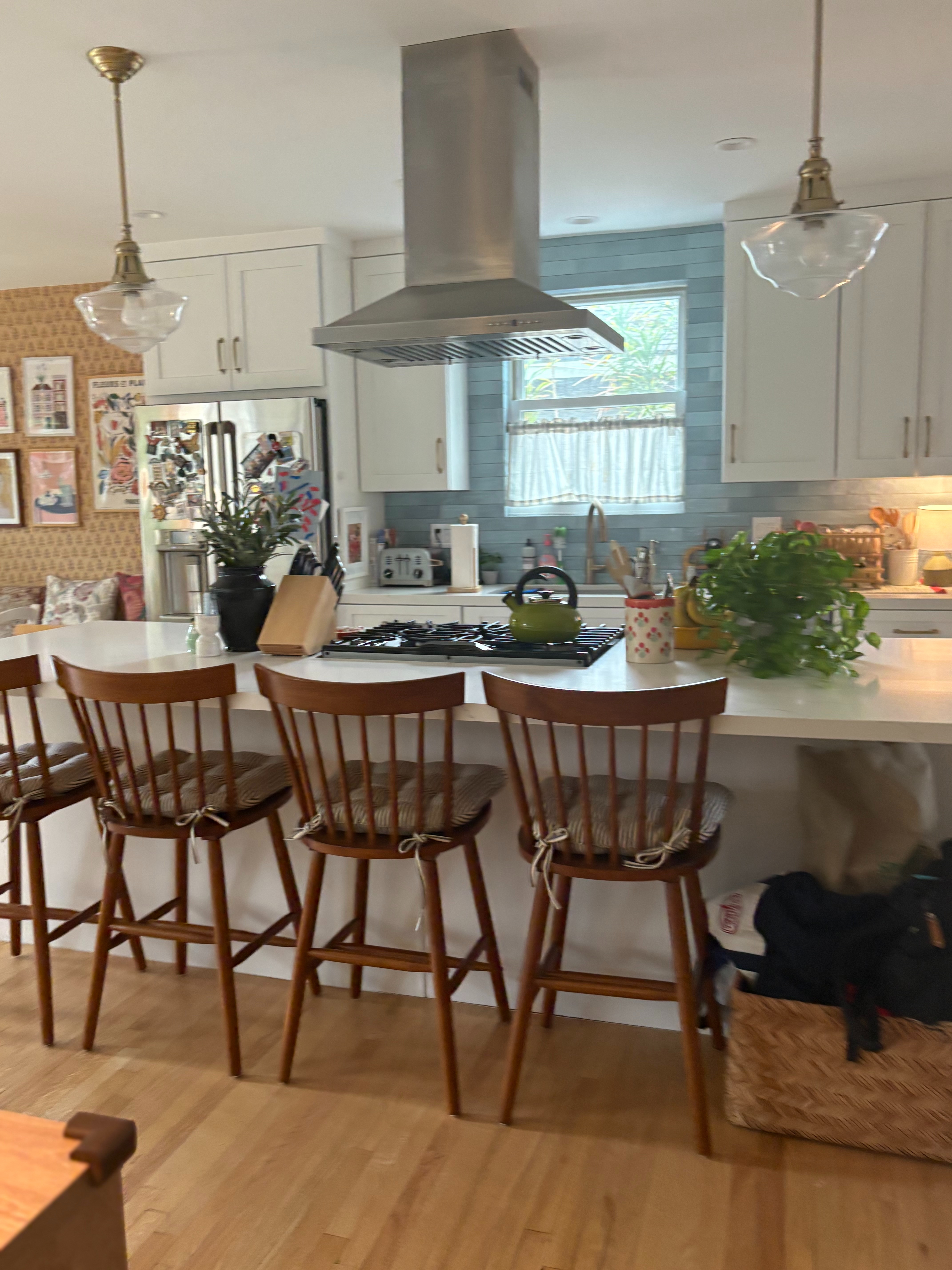 Kitchen island with the cutest counter stools

#LTKHome