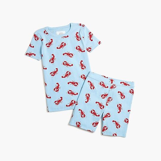 Boys' short-sleeve lobster pajama set | J.Crew Factory