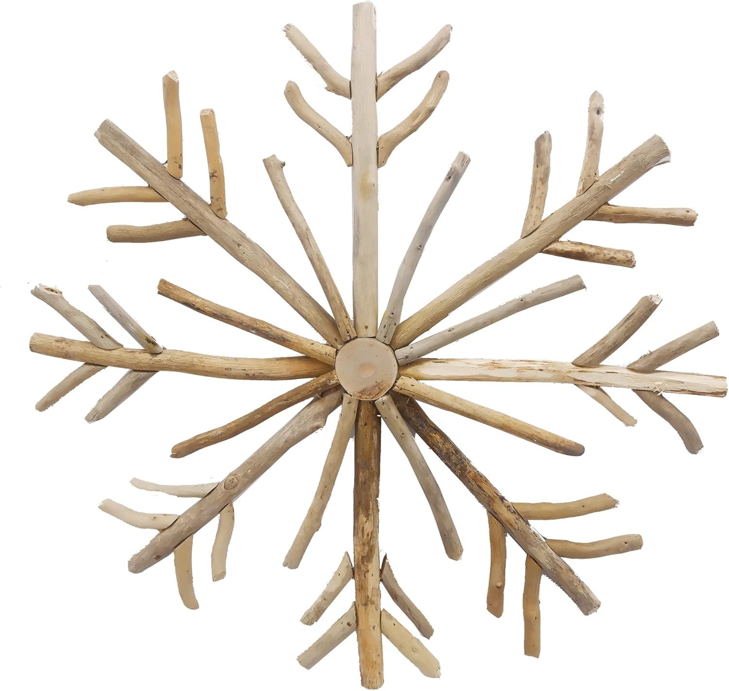 GALLERIE II Driftwood Snowflake Wall Decor Brown | Amazon (US)