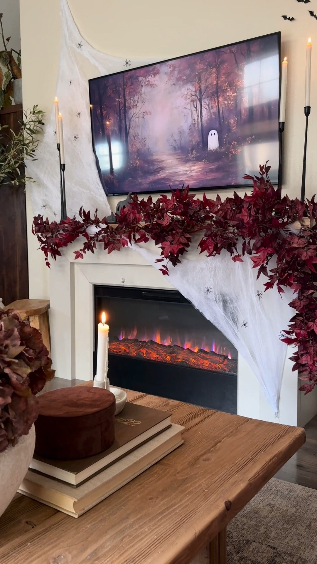 Can’t believe I finally have a fireplace here 😭 The coziest little upgrade, it completely changed the space.
All the details are up on my LTK 🤎 #fourpondsliving #cozyhomevibes

#LTKHalloween #LTKHome #LTKSeasonal