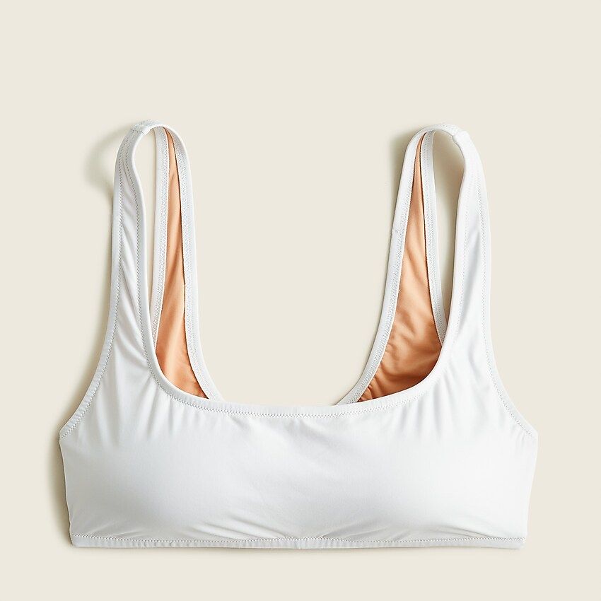 Women's 1989 scoopneck bikini top | J.Crew US