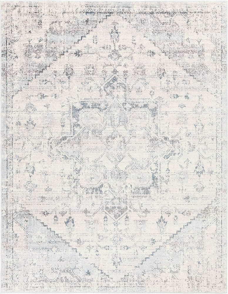 Orrick Oriental Boho Vintage Area Rug - Farmhouse Traditional Patterned Carpet for Living Room, B... | Amazon (US)
