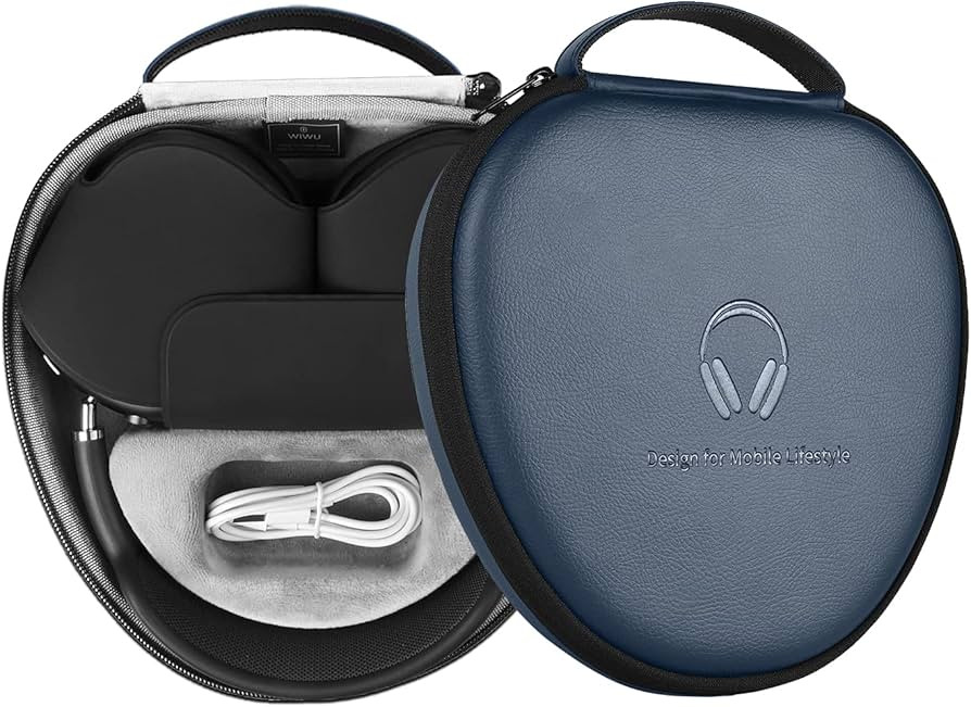 WIWU Smart Case for Apple AirPods Max Headphones, Ultra-Slim Travel Carrying Case with Sleep Mode... | Amazon (US)