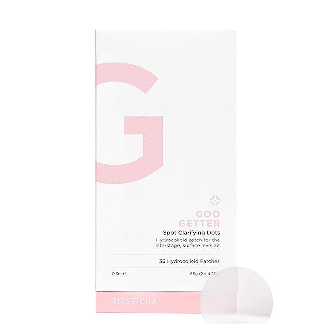 GOO GETTER by ZitSticka™, Hydrocolloid Patch for Covering Zits and Blemishes, 36 Patches | Amazon (US)