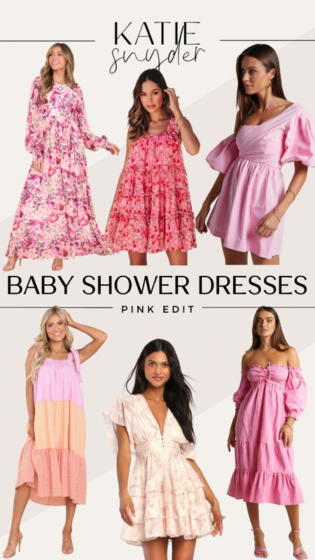 Girl Pink Baby Shower Dresses 

#LTKSeasonal #LTKstyletip #LTKbaby