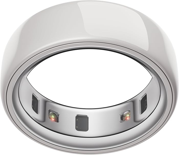 Oura Ring 4 Ceramic - Cloud - Size 9 - Size Before You Buy | Amazon (US)